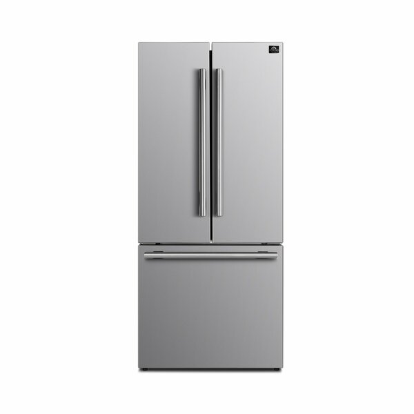 Forno No Frost Refrigerator 31In. French Door Stainless Steel w/Ice Maker FFFFD1974-31SB